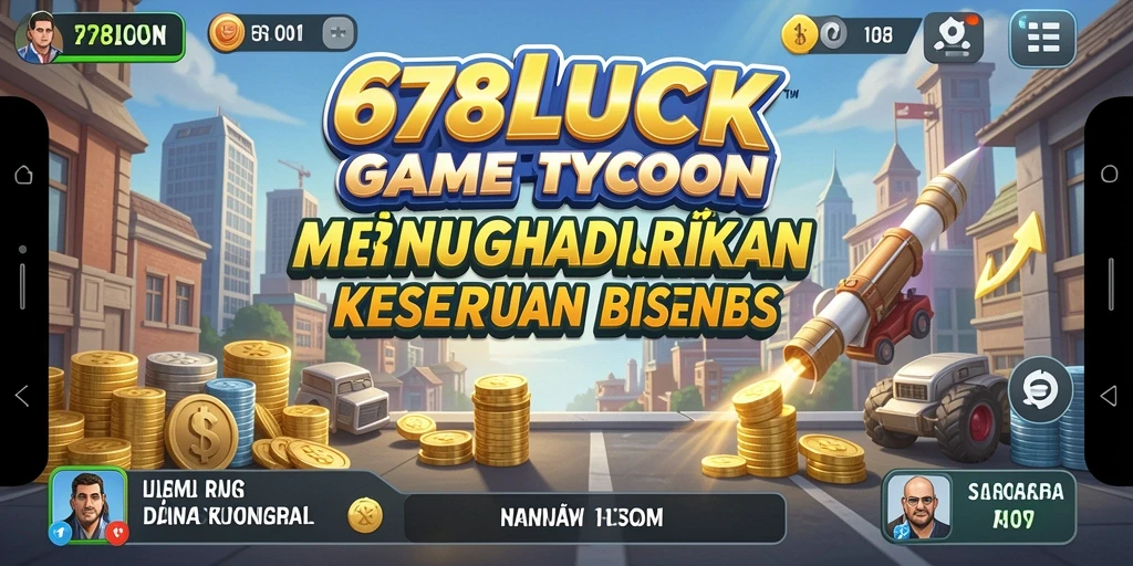Skrinsyut gameplay 678LUCK dengan grafis yang menarik dan tantangan bisnis.