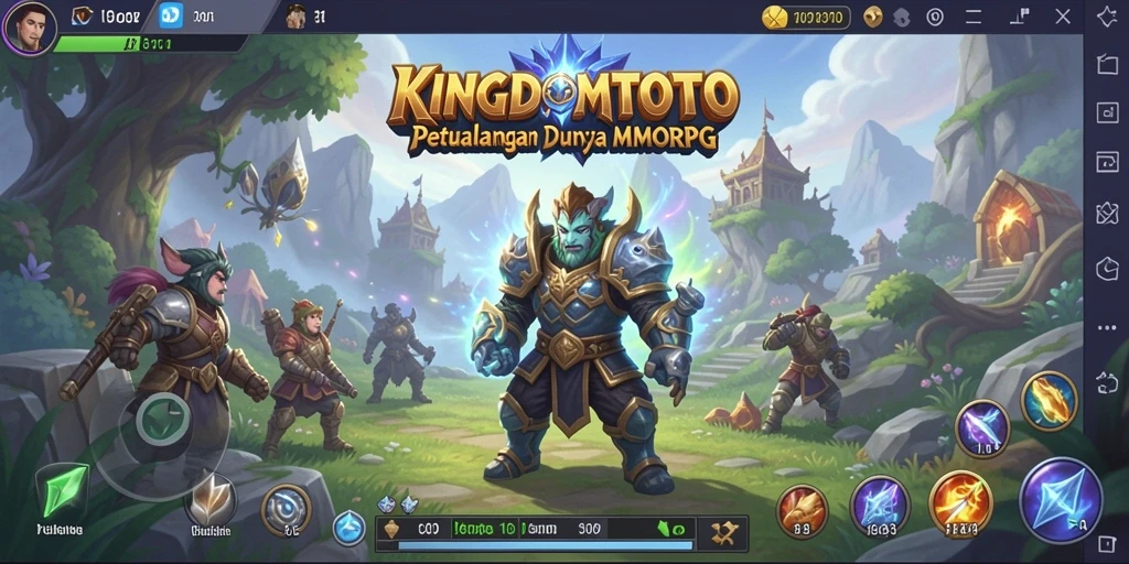 Gameplay mendebarkan di dunia fantasi KINGDOMTOTO.