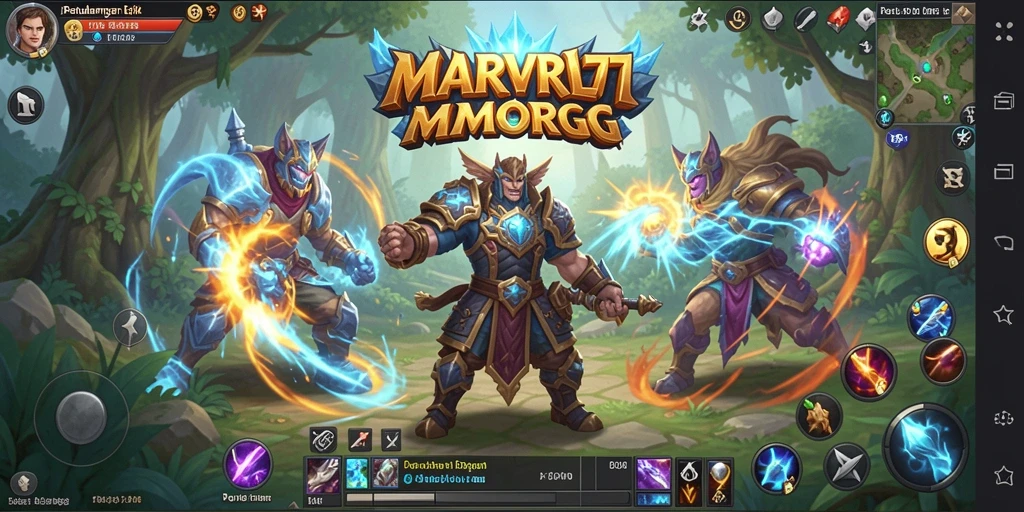 Tangkapan layar dari gameplay seru MARVRL77 dalam dunia MMORPG.