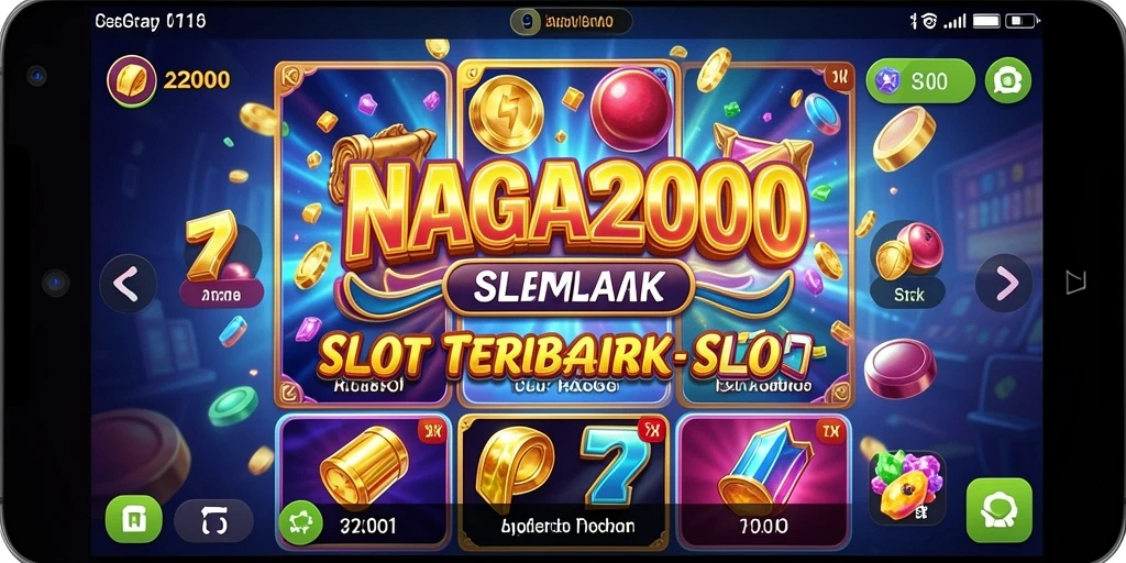 Tampilan gameplay NAGA2000 yang seru dan penuh warna.
