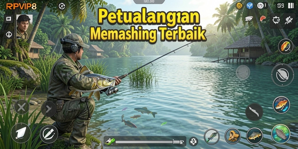 Tangkapan ikan besar dalam RPVIP8 selama sesi memancing.