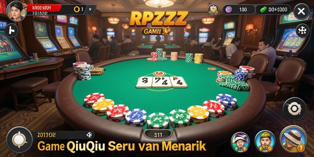 Screenshot gameplay QiuQiu RPZZZ yang seru dan mendebarkan.
