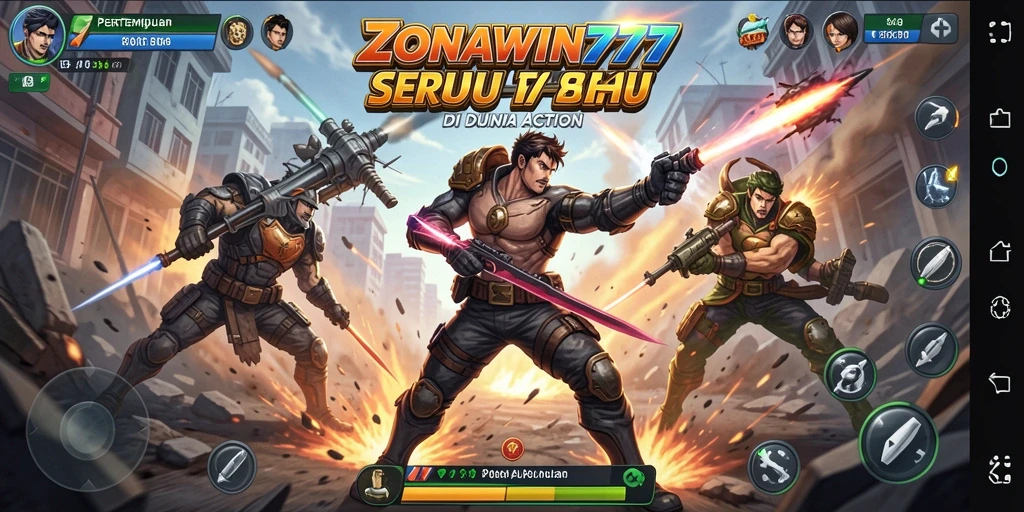 Tampilan gameplay mendebarkan dari ZONAWIN777 dengan aksi penuh semangat.